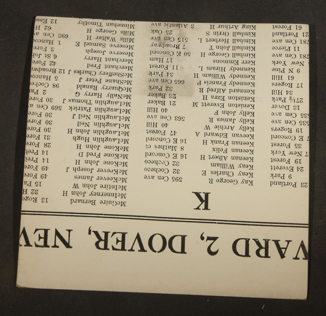 Grouping of Eight Antique Police Mugshot and Arrest Cards with Printed Photographs including Oliver Harrington, San Francisco, Henry Lane, Indianapolis, Ruby Oback, Detroit, and Samuel Kauffman, Newark