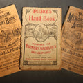 Lot 178 - Grouping of Three Antique Dr. Pierce's Advertising Booklets Including Two "Memorandum and Account Book" And One "Hand Book," World's Dispensary Medical Association, Buffalo, New York