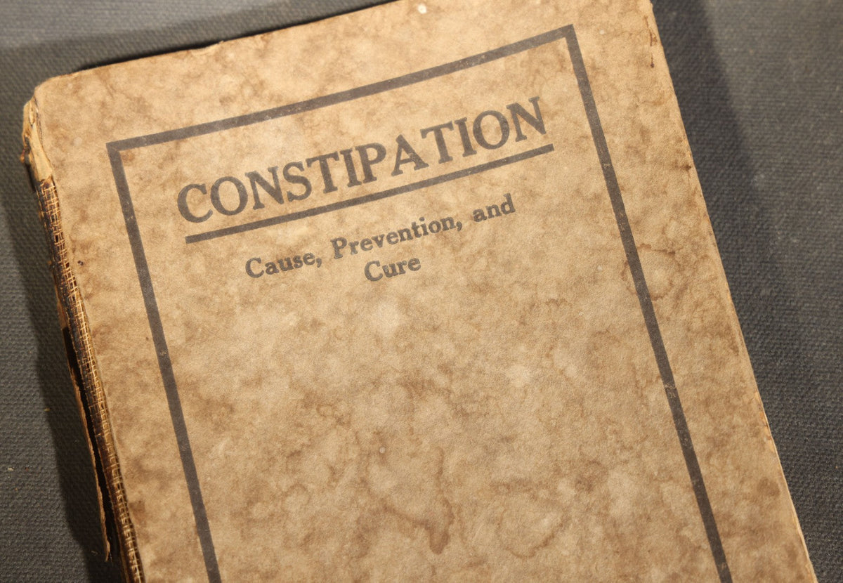 "Constipation: Cause, Prevention, and Cure" Antique Medical Book by George H. Heald, M.D., Published by Review and Herald Publishing Assn., Washington, D.C., 1921