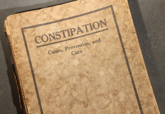 "Constipation: Cause, Prevention, and Cure" Antique Medical Book by George H. Heald, M.D., Published by Review and Herald Publishing Assn., Washington, D.C., 1921