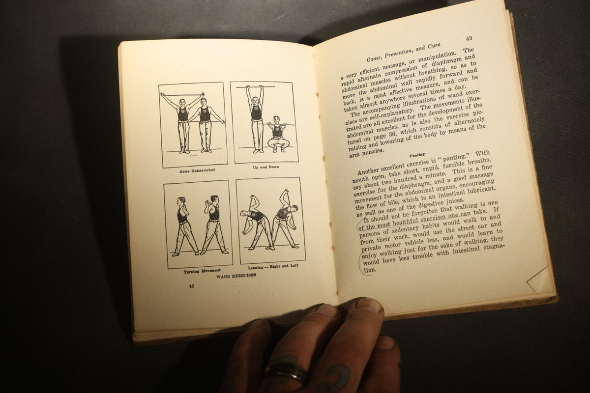 "Constipation: Cause, Prevention, and Cure" Antique Medical Book by George H. Heald, M.D., Published by Review and Herald Publishing Assn., Washington, D.C., 1921