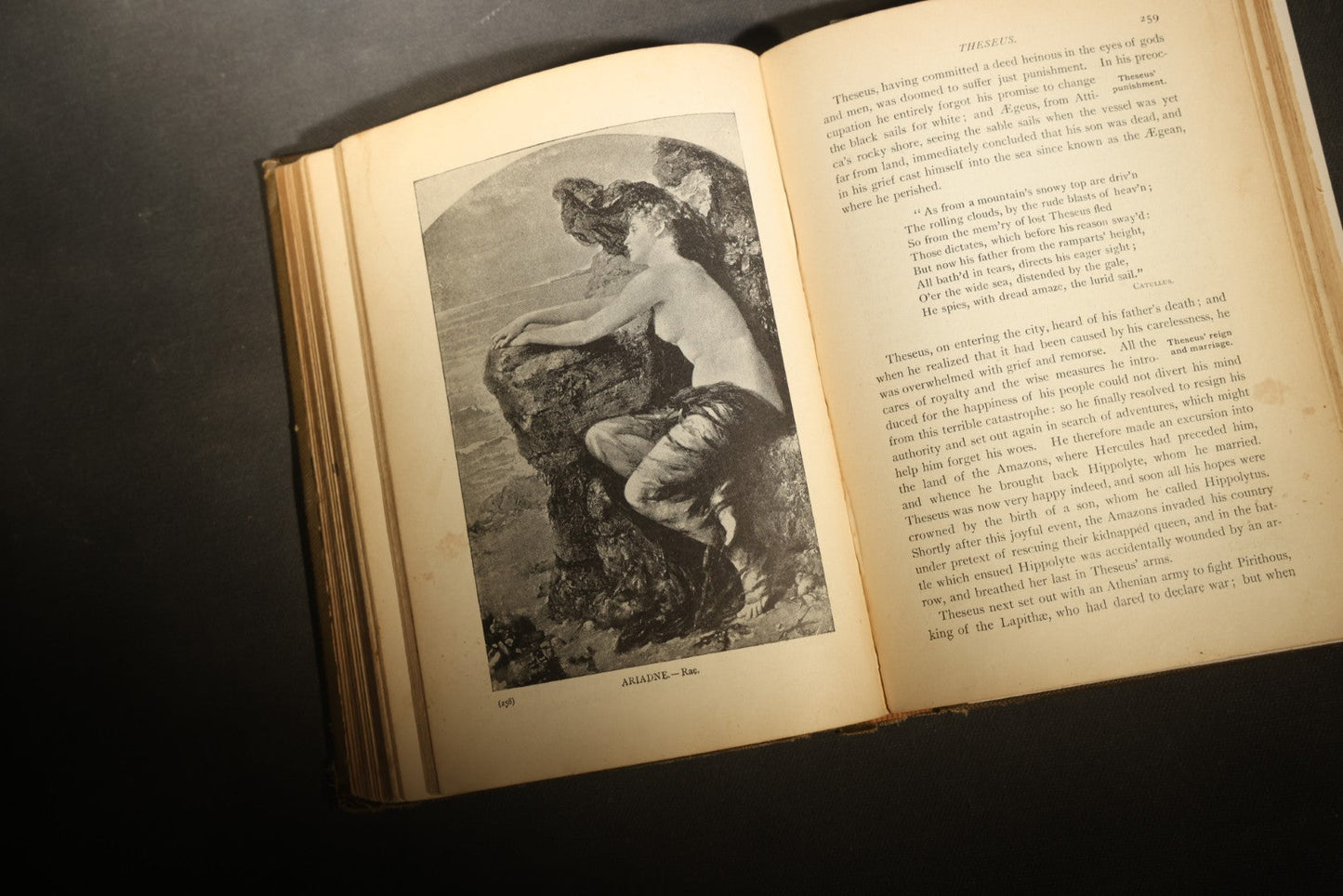 Trio of Antique and Vintage Books including "Myths of Greece and Rome" by H. A. Guerber, 1893, "The Enchanting Witch" by M. J. Farrell, 1951, and "5,000 Most-Used Shorthand Forms"