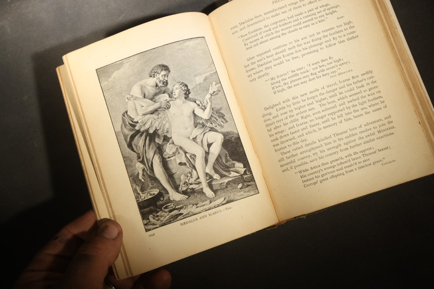 Trio of Antique and Vintage Books including "Myths of Greece and Rome" by H. A. Guerber, 1893, "The Enchanting Witch" by M. J. Farrell, 1951, and "5,000 Most-Used Shorthand Forms"