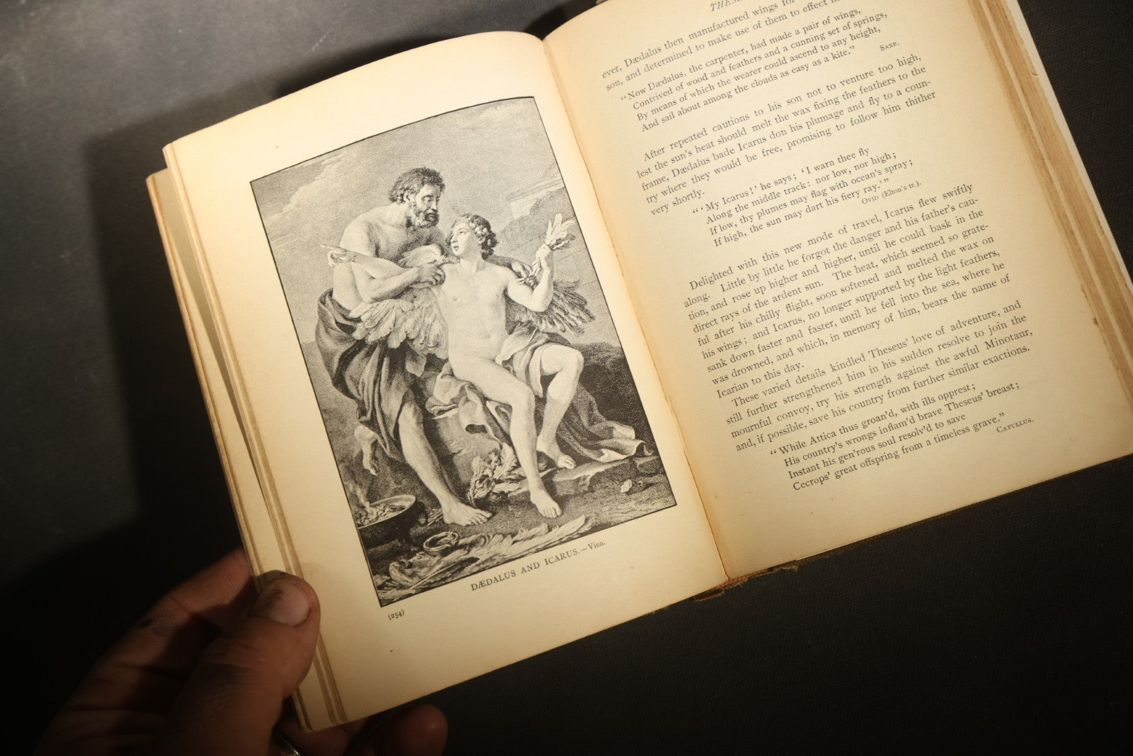 Trio of Antique and Vintage Books including "Myths of Greece and Rome" by H. A. Guerber, 1893, "The Enchanting Witch" by M. J. Farrell, 1951, and "5,000 Most-Used Shorthand Forms"