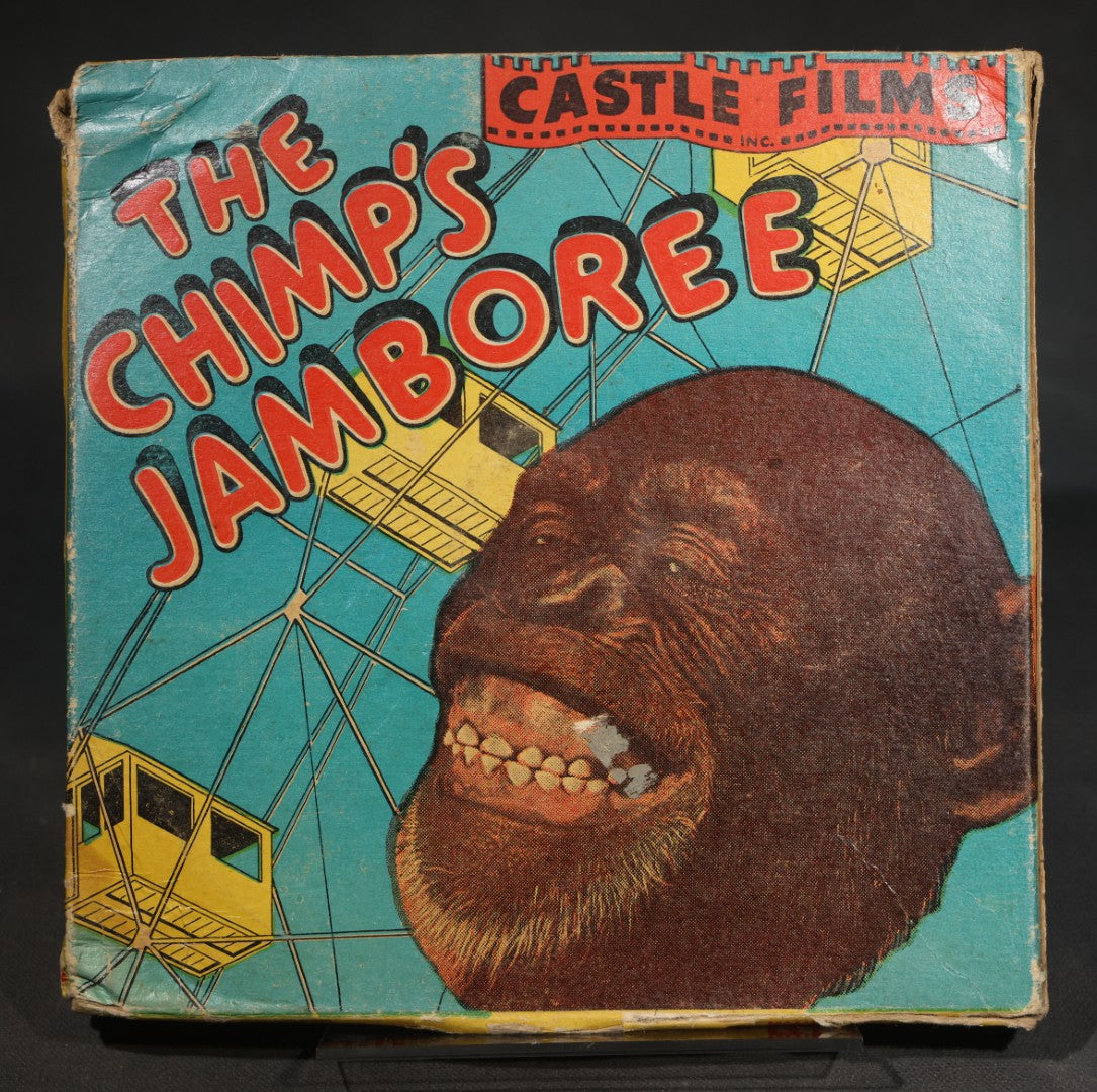 Vintage "The Chimp's Jamboree" 16mm Complete Edition Film Reel No. 614 by Castle Films Inc.