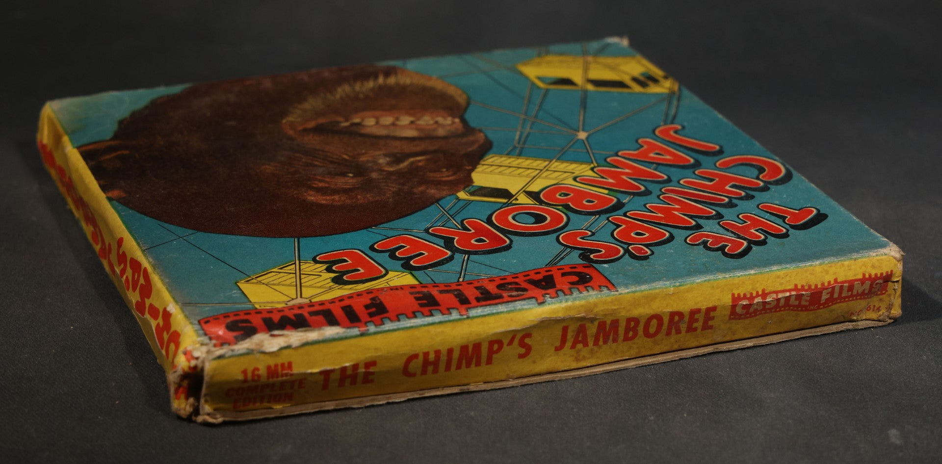 Vintage "The Chimp's Jamboree" 16mm Complete Edition Film Reel No. 614 by Castle Films Inc.