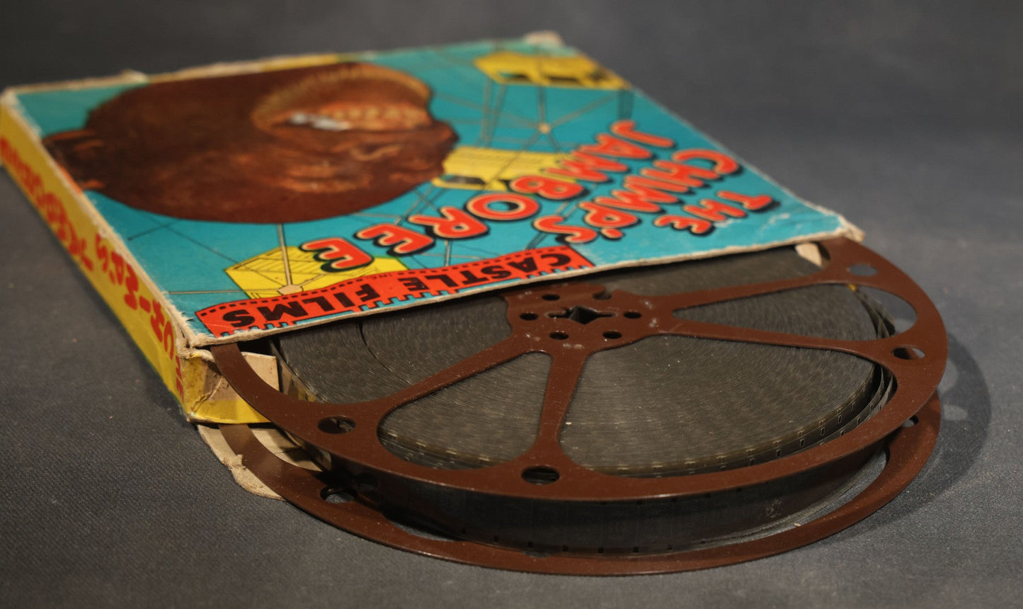 Vintage "The Chimp's Jamboree" 16mm Complete Edition Film Reel No. 614 by Castle Films Inc.