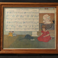 Lot 020 - Antique Framed "I Love Little Pussy" Page from "The Most Popular Mother Goose Songs," Illustrated by Mabel B. Hill, Published by Hinds, Hayden and Eldredge, Inc., New York, 1915, 11-1/8" W x 9-1/8" H