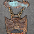 Lot 037 - Antique U.S. Army World War I "Our Country's Defenders" Service Medal with Eagle and Enameled Shield, Manufactured by M.H. Stratton, Chattanooga, Tennessee