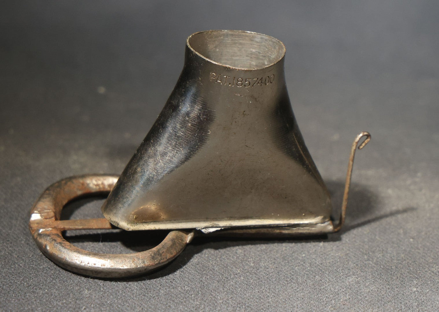 Vintage Mouth Harp with Amplifying Attachment, Patent No. 1857400