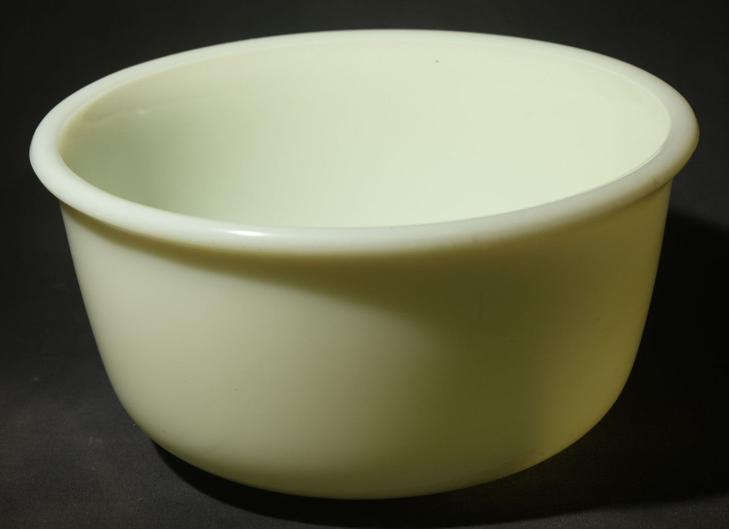 Vintage Uranium Glass Mixing Bowl, Manufactured by Hamilton Beach, Racine, Wisconsin