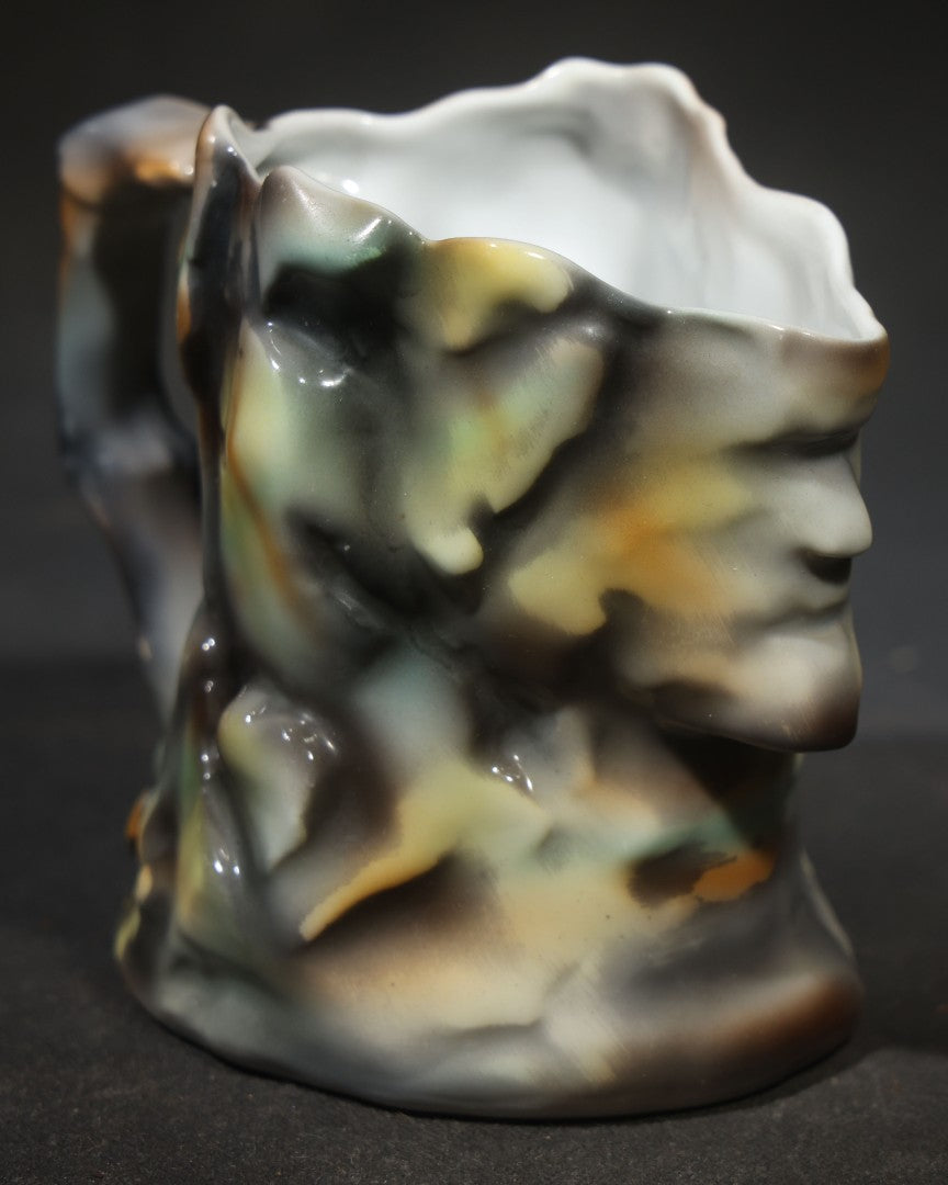 Antique Royal Bayreuth Porcelain "Old Man of the Mountain" Figural Creamer, Bavaria, Germany