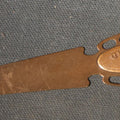 Lot 087 - Antique Advertising Letter Opener for Chas. F. Wonson & Co., Fish Specialties, Gloucester, Massachusetts, with Pierced Handle Design, 6-1/4" L