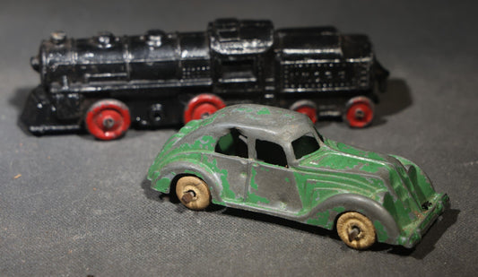Die Cast Train and Car