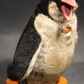 Lot 099 - Vintage Wind-Up Plush Penguin Toy with Tin Feet and Beak, Manufactured by Modern Toys, Made in Japan, Not Tested / Not Working, 5-1/4" H