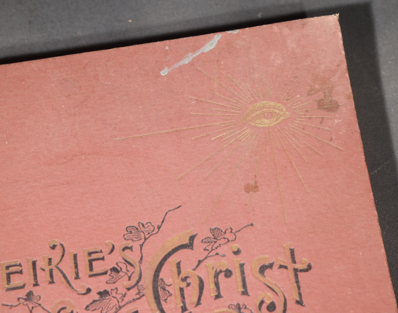 "A Short Life of Christ for the Young" Antique Illustrated Religious Book by Cunningham Geikie, D.D., with 100 Full-Page Engravings by Alexandre Bida, Published by Henry Neil, Philadelphia, Pennsylvania, Poor Condition