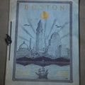 Lot 120 - "The Tercentenary Art Book of Boston" Vintage Illustrated Boston 300th Anniversary Commemorative Booklet, 1630-1930, Published by the Bankette Company Inc., Boston, Massachusetts, Presented by the Boston Five Cents Savings Bank