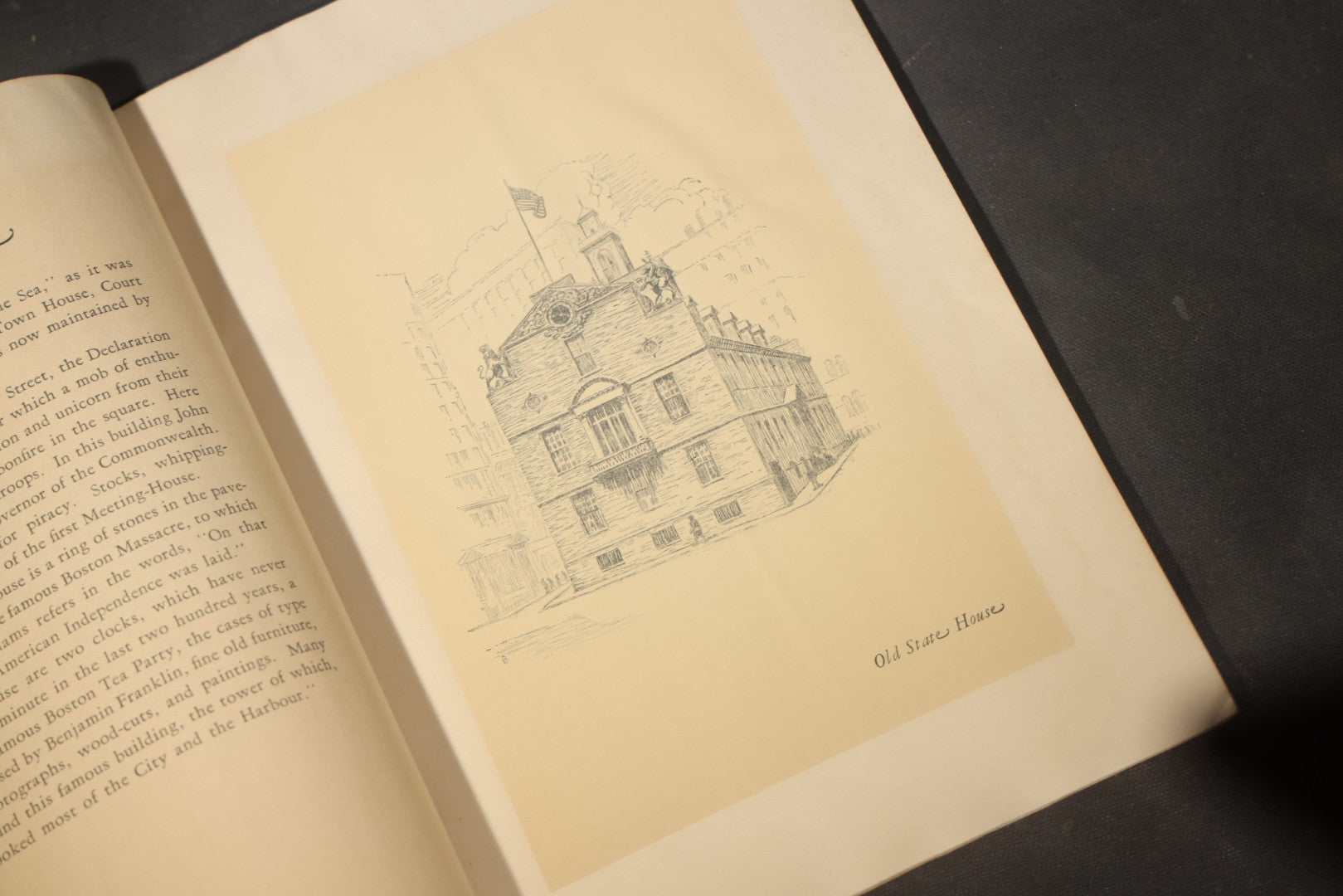 "The Tercentenary Art Book of Boston" Vintage Illustrated Boston 300th Anniversary Commemorative Booklet, 1630-1930, Published by The Bankette Company Inc., Boston, Massachusetts, Presented by The Boston Five Cents Savings Bank