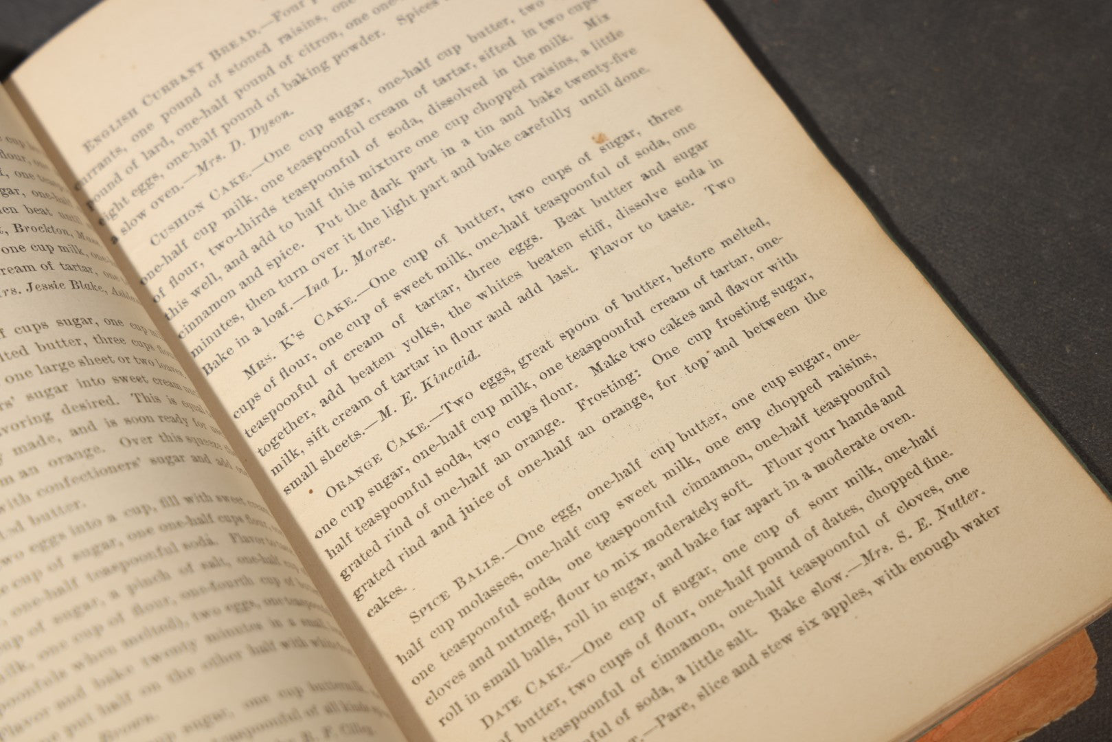 "The Autograph Cook Book" Antique Community Cookbook Booklet, Compiled by The Ladies of the M.E. Church, Printed by W.F. Fuller, Contoocook, New Hampshire, 1899, Poor Condition