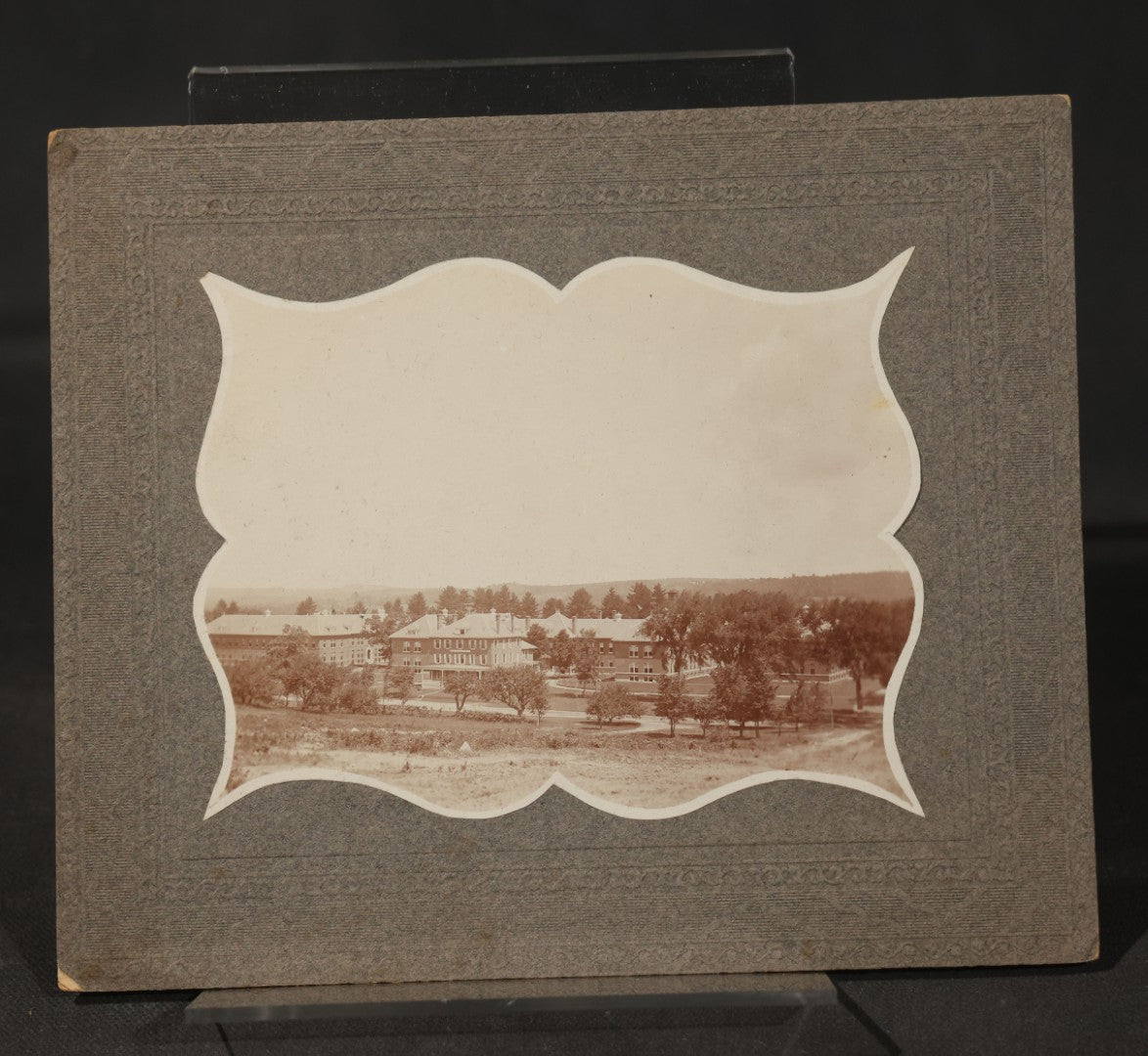 Antique Board-Mounted Photograph of Hillsborough County Farm Buildings, Inscribed and Dated October 11, 1900