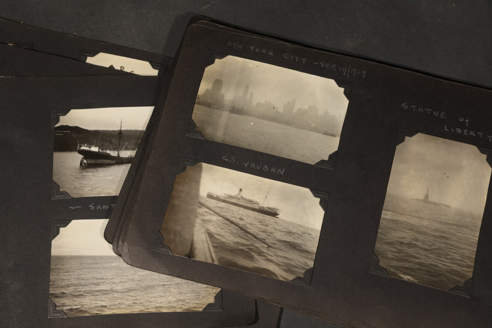 Partial 1920s Snapshot Album with Motorcycle