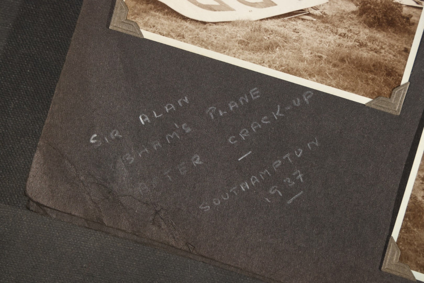 Partial 1920s Snapshot Album with Motorcycle