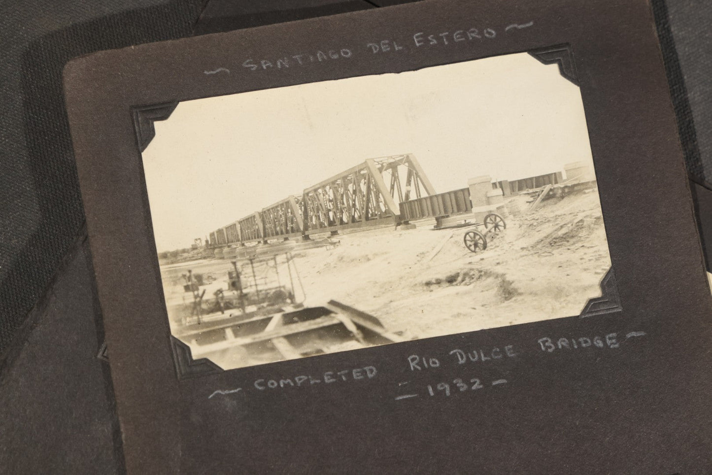 Partial 1920s Snapshot Album with Motorcycle