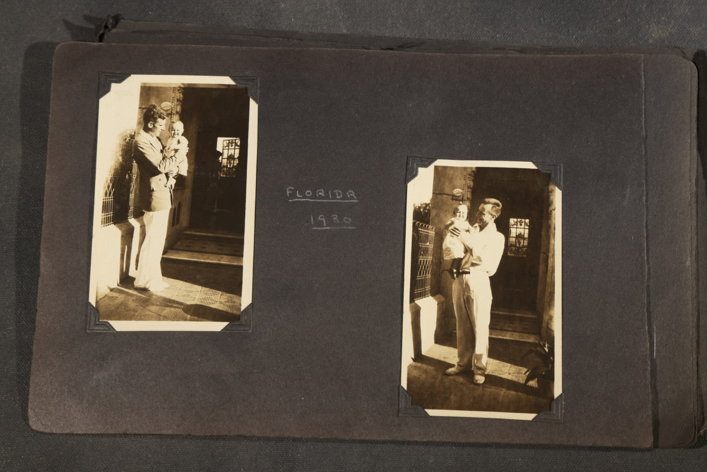 Partial 1920s Snapshot Album with Motorcycle