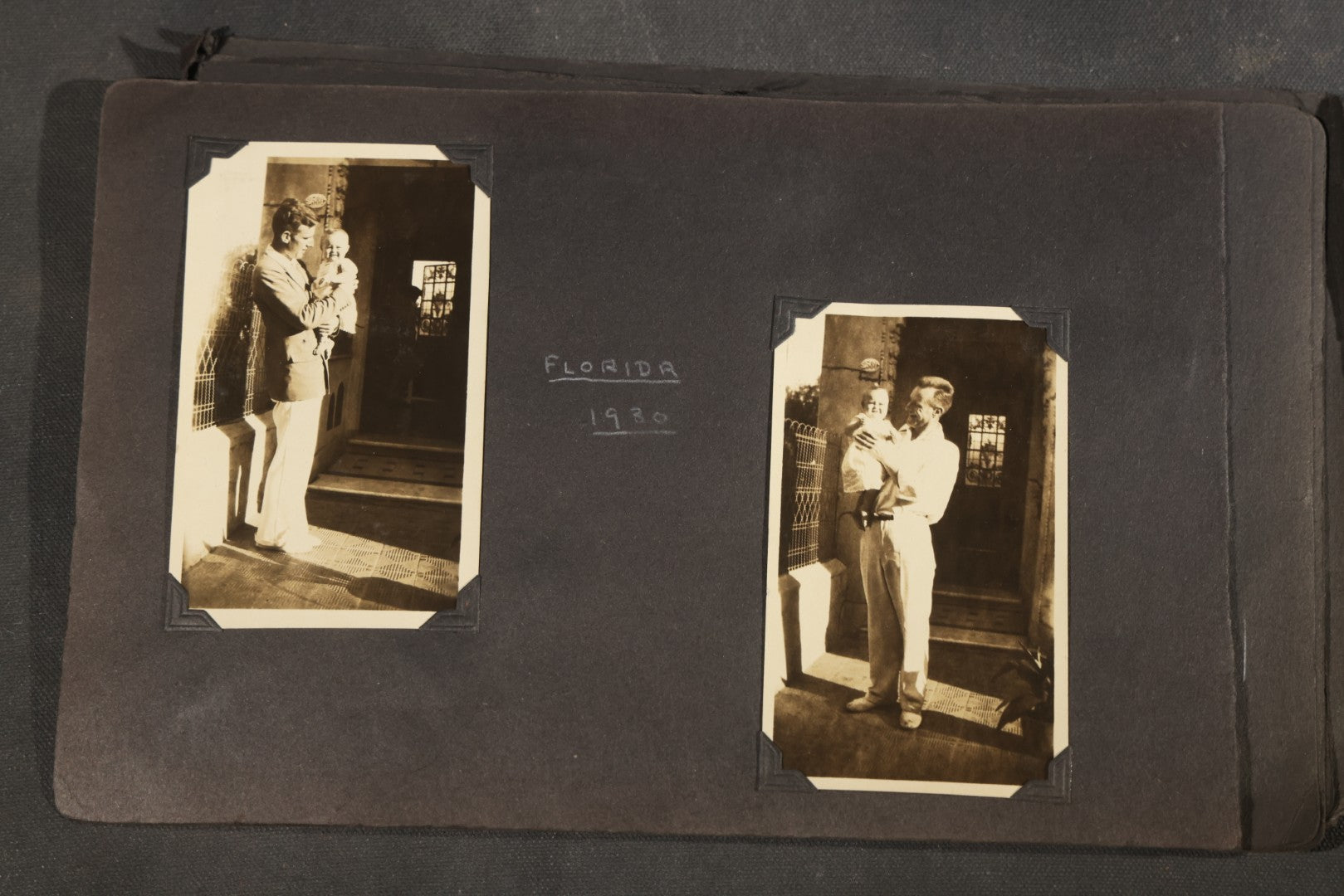 Partial 1920s Snapshot Album with Motorcycle