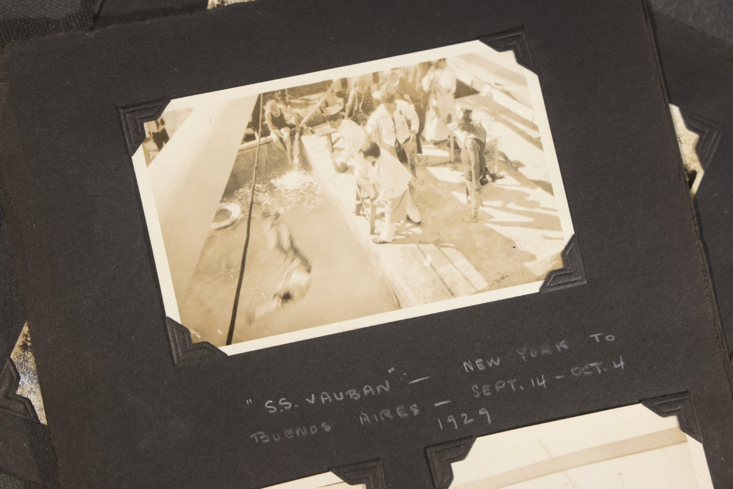 Partial 1920s Snapshot Album with Motorcycle