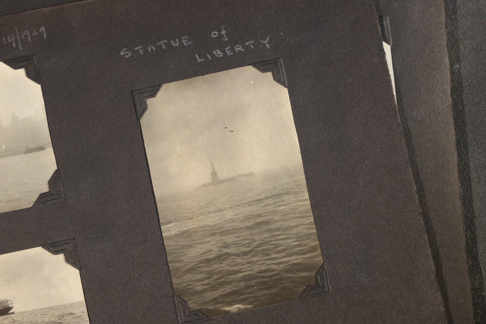 Partial 1920s Snapshot Album with Motorcycle