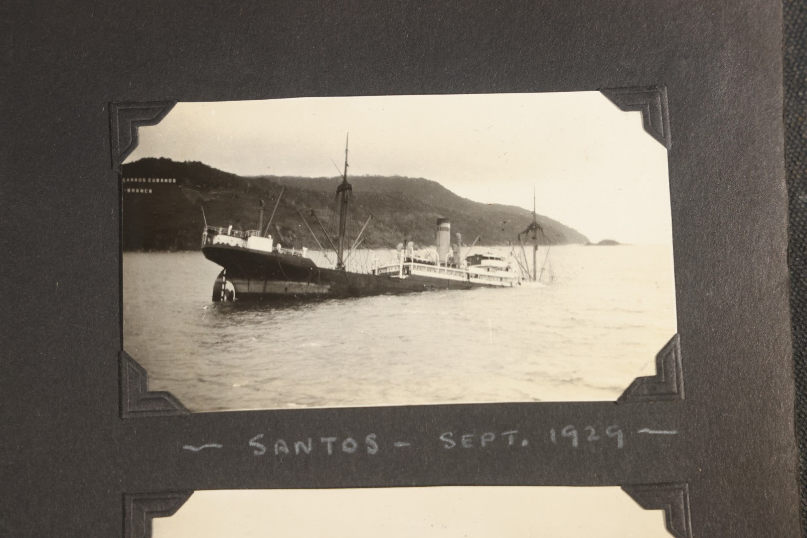 Partial 1920s Snapshot Album with Motorcycle