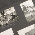 Lot 130 - Vintage Snapshot Photo Album Containing 200+ Photographs, English and French Travel, Churches, Villages, Chartres Cathedral, Leicestershire, and French Countryside, Circa 1940s-1950s