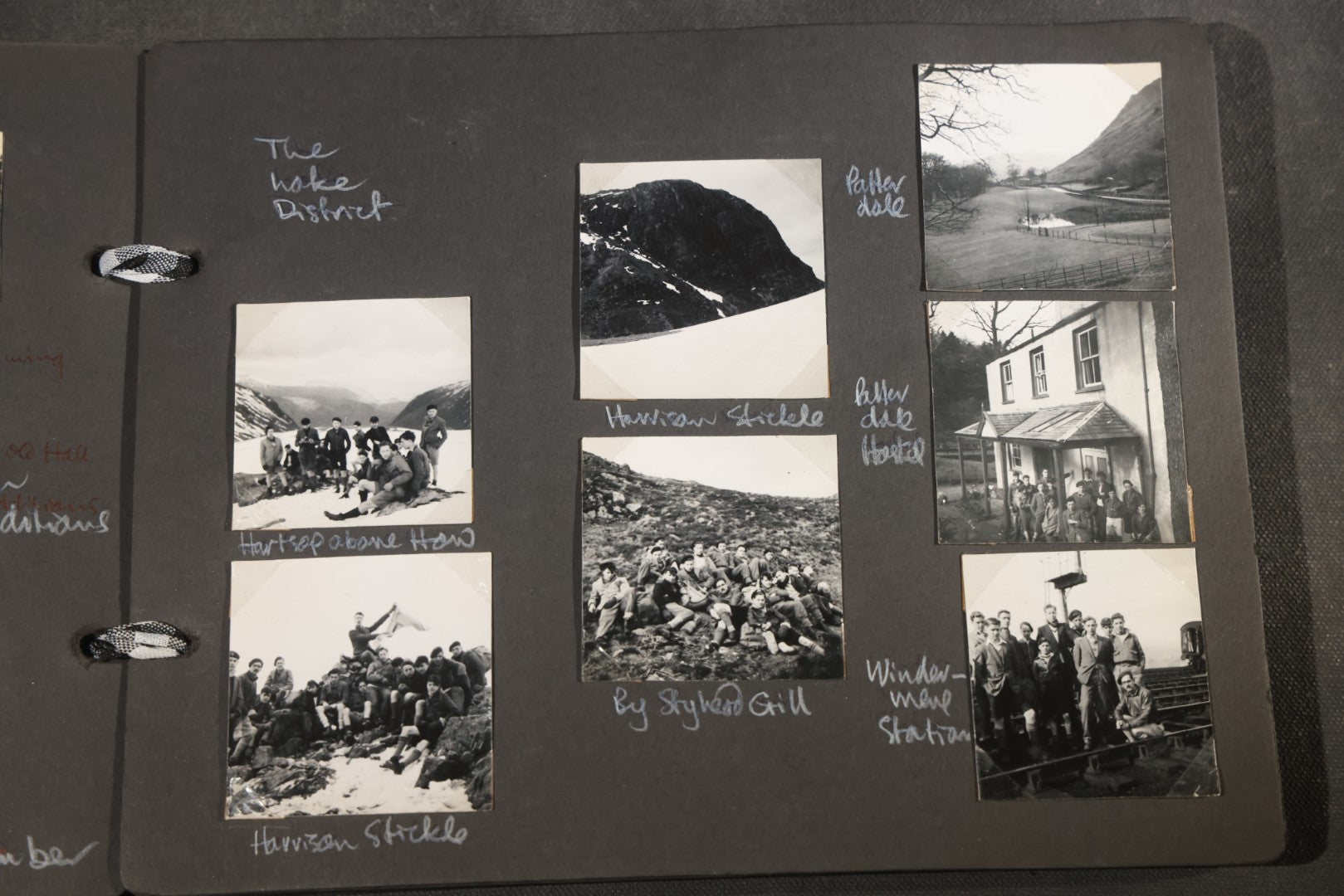 Vintage Snapshot Photo Album Containing 200+ Photographs, English and French Travel, Churches, Villages, Chartres Cathedral, Leicestershire, and French Countryside, Circa 1940s-1950s