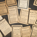 Lot 145 - Grouping of 16 Antique German-Language Mourning Memorial Cards, German Immigrant Families, Ripley County, Indiana Area, Circa 1899-1906