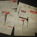 Lot 148 - Grouping of 10 Vintage WWII-Era Handwritten Letters from Mrs. Myra Potter of Tyler, Texas to 1st Lt. Edward M. Potter, U.S. Army Air Forces, Central Pacific Wing A.T.C., Written on U.S.A.A.F. Stationery, 1945