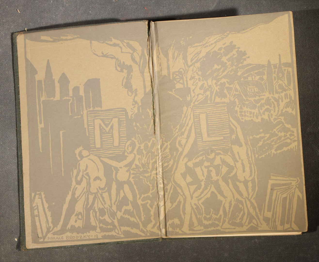 Trio of Antique Modern Library Books including "Poor People" by Dostoyevsky, "Confessions of a Young Man" by George Moore, and "Soldiers Three" by Rudyard Kipling, Published by Boni and Liveright, New York