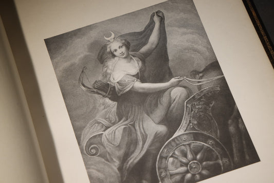 "Toschi's Engravings from Frescos by Correggio and Parmegiano" Antique Heliotype Plate Book from the Gray Collection at Harvard University, Published by James R. Osgood and Company, Boston, Massachusetts, 1875