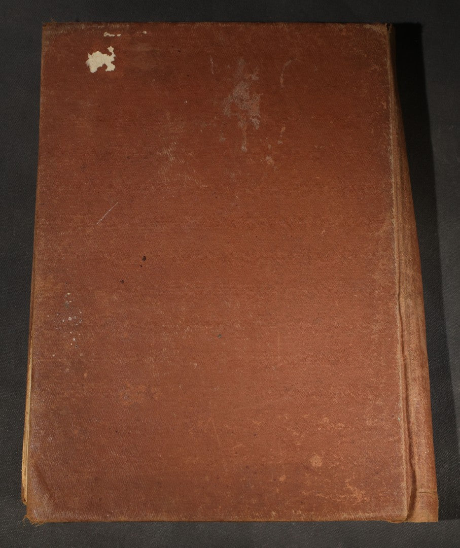 Antique Victorian Scrapbook Assembled in a Repurposed 1886-87 G.W. Simmons & Co. Fall & Winter Samples Catalog, Boston, Massachusetts, with Trade Cards including Reynolds Brothers Fine Shoes, Scoville's Sarsaparilla, and Loewenstine & Co.