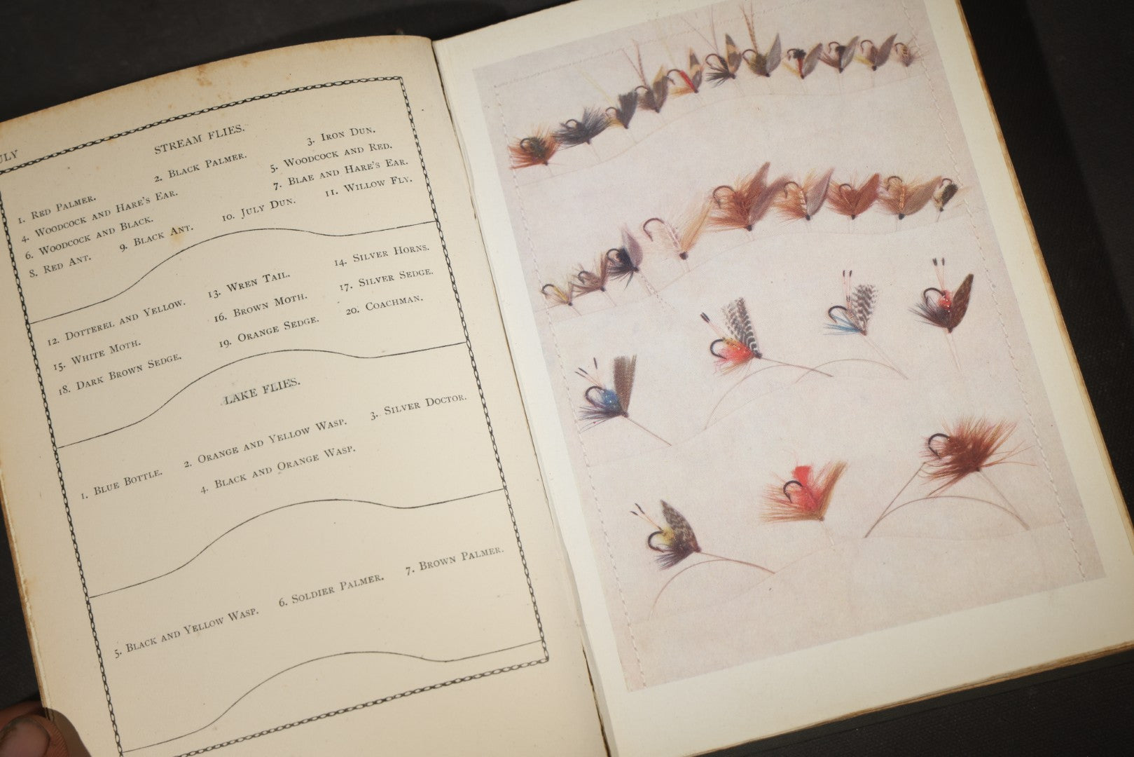 "Trout Fishing" Antique Fly Fishing Book by W. Earl Hodgson with Color Fly Plates and H. L. Rolfe Frontispiece, Published by Adam and Charles Black, London, 1904