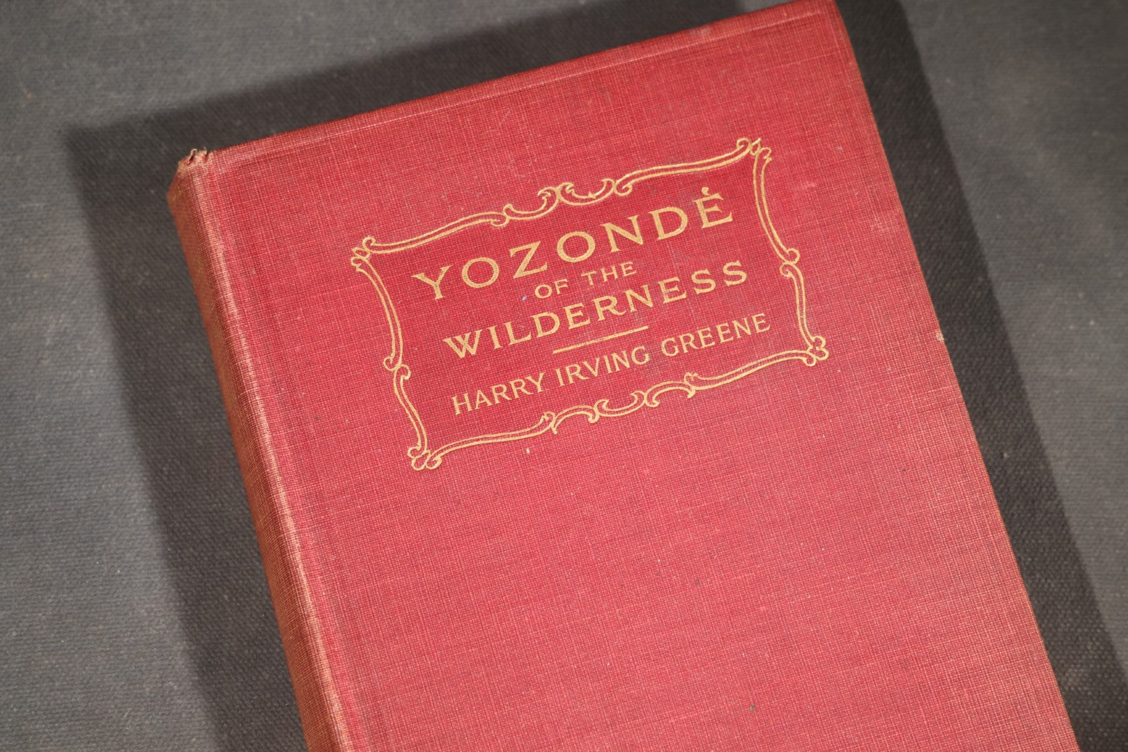 "Yozonde of the Wilderness" Antique Fiction Book by Harry Irving Greene with Color Frontispiece, Published by Desmond FitzGerald Inc., New York, 1916