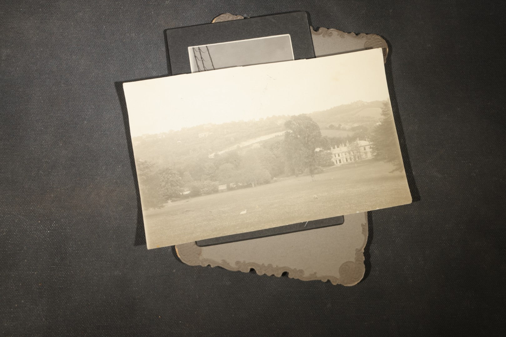 Grouping of 30+ Antique Board-Mounted, Cabinet Card, and Unmounted Photographs including Victorian and Edwardian Portraits, Landscapes, and Group Scenes