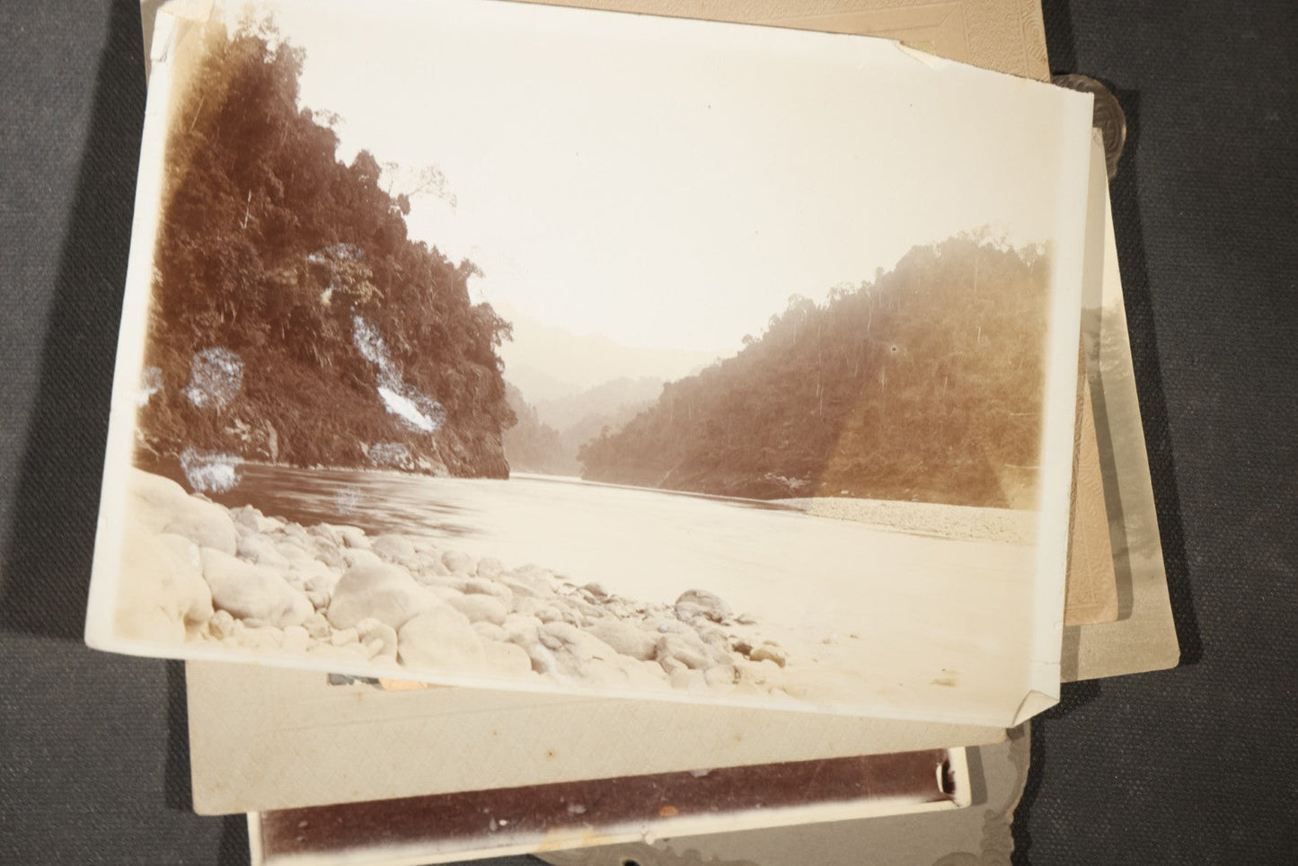 Grouping of 30+ Antique Board-Mounted, Cabinet Card, and Unmounted Photographs including Victorian and Edwardian Portraits, Landscapes, and Group Scenes