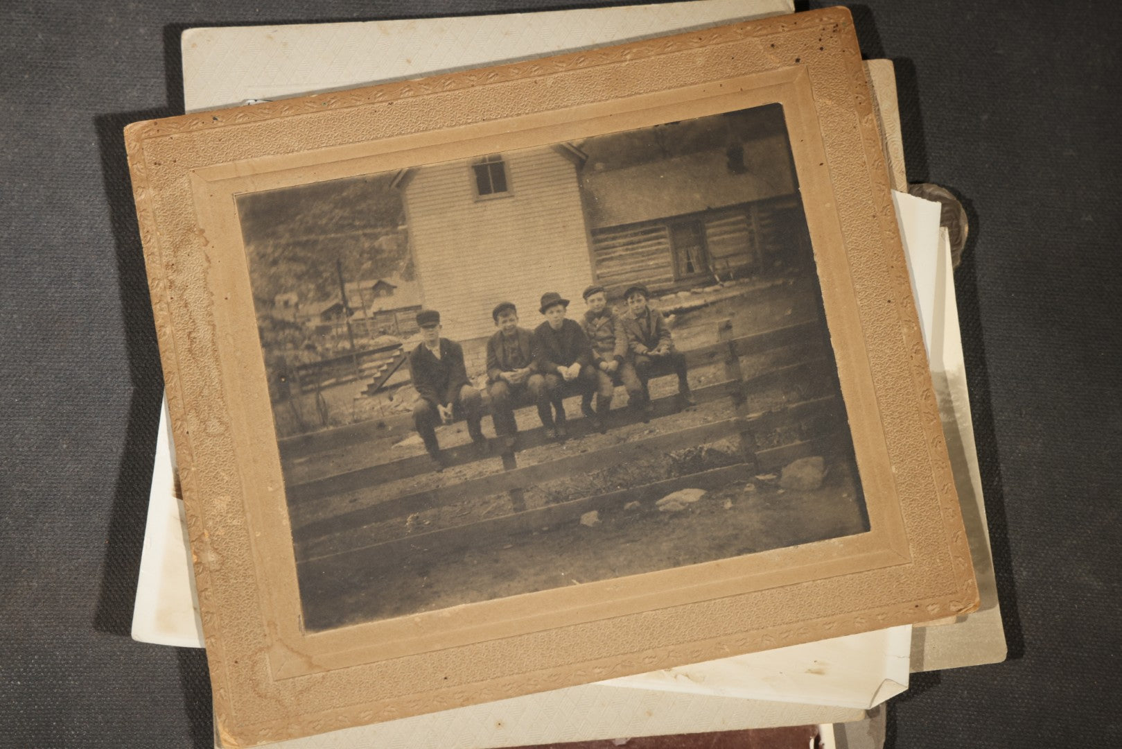 Grouping of 30+ Antique Board-Mounted, Cabinet Card, and Unmounted Photographs including Victorian and Edwardian Portraits, Landscapes, and Group Scenes