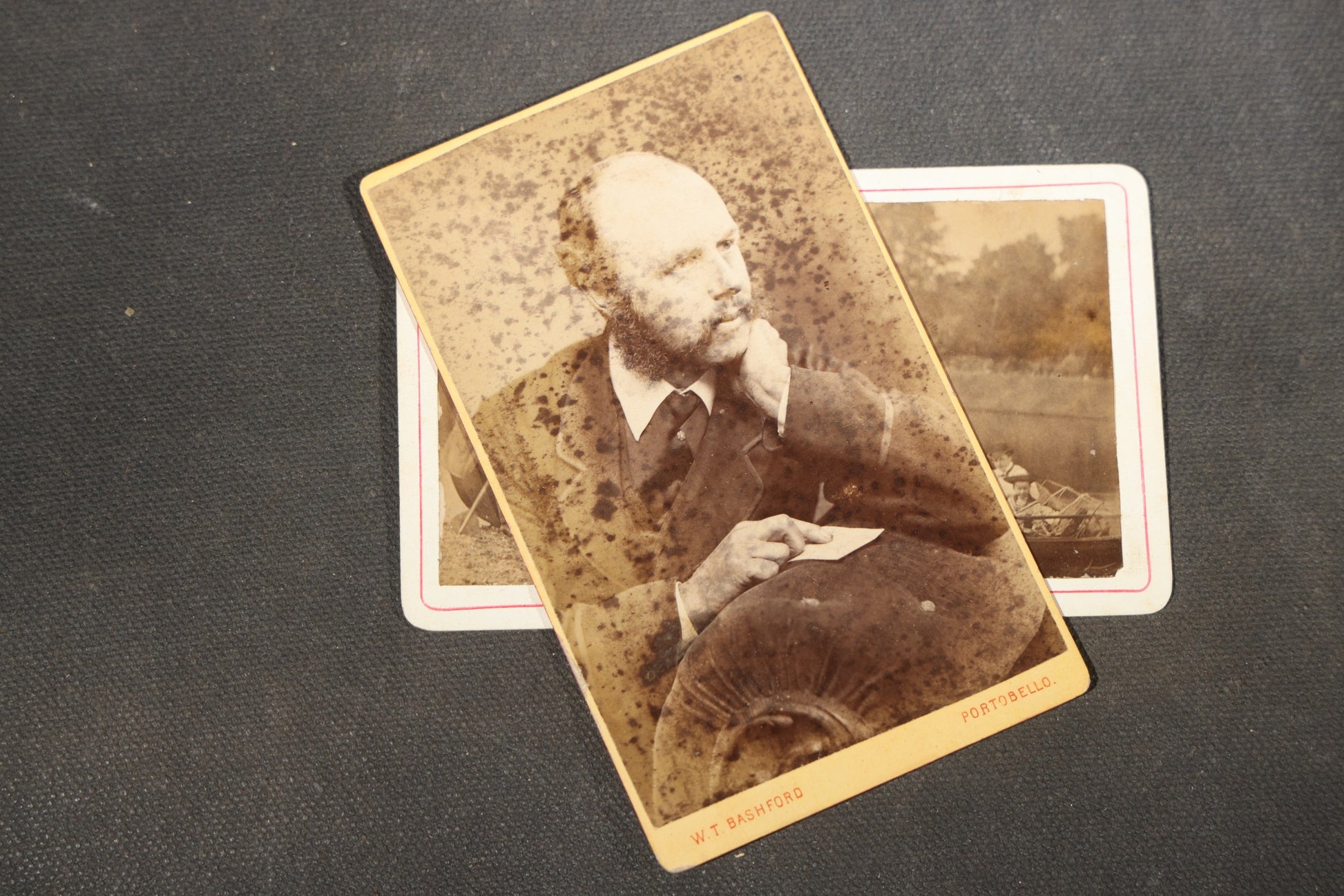 Grouping of 75+ Antique Carte De Visite C.D.V. Photographs and Ephemera, Primarily Scottish and British Studios including W.T. Bashford of Portobello, G.F. Roger of Broughty Ferry, and Morgan & Laing of Greenwich