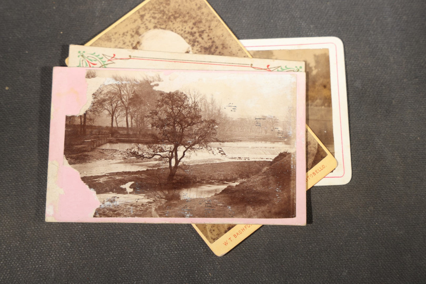 Grouping of 75+ Antique Carte De Visite C.D.V. Photographs and Ephemera, Primarily Scottish and British Studios including W.T. Bashford of Portobello, G.F. Roger of Broughty Ferry, and Morgan & Laing of Greenwich