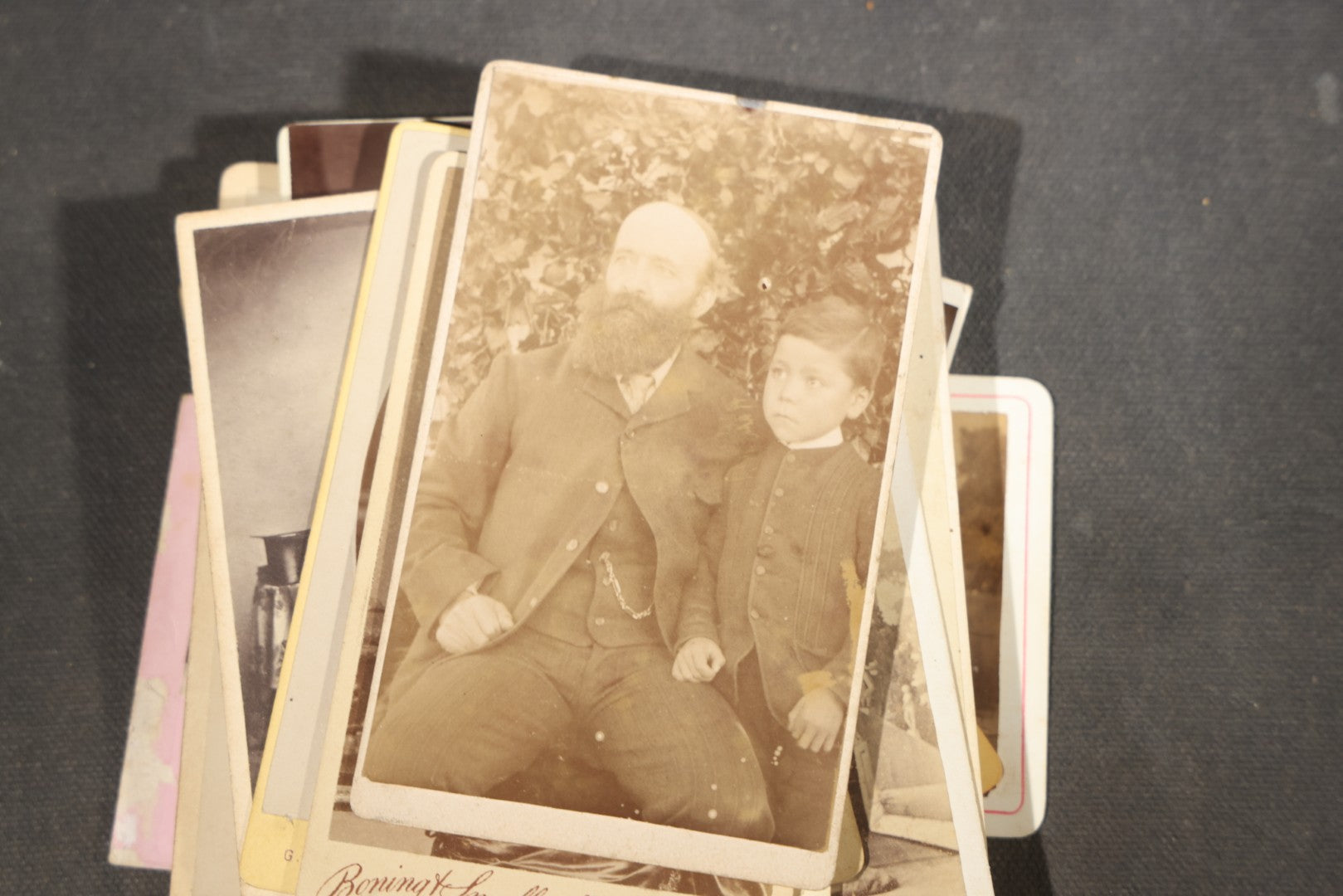 Grouping of 75+ Antique Carte De Visite C.D.V. Photographs and Ephemera, Primarily Scottish and British Studios including W.T. Bashford of Portobello, G.F. Roger of Broughty Ferry, and Morgan & Laing of Greenwich