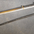 Lot 200 - Vintage Miniature United States Marines Mameluke Officer's Sword with Scabbard, Etched Blade, 9-1/2" L