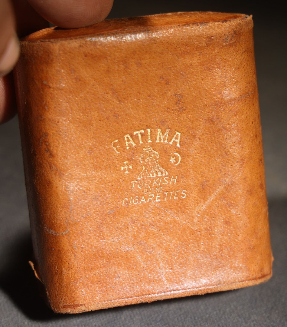 Antique Leather Cigarette Case, Hella Temple A.A.O.N.M.S. Shriners, Dallas, Texas, May 14, 1913