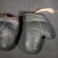 Lot 223 - Pair of Vintage Miniature Leather Boxing Gloves, Unmatched